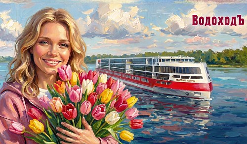 Поздравление с Международным женским днем от компании «ВодоходЪ»!