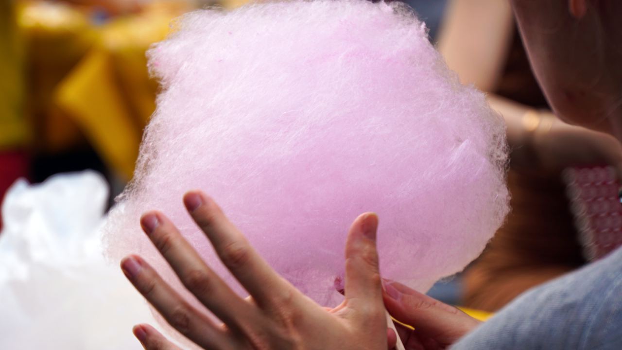 Поролоновое шоу со сладкой ватой